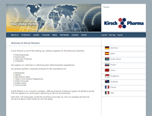 Tablet Screenshot of kirschpharma.com